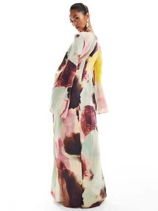 Luna Abstract Maxi Dress