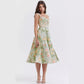 Womens Layla Floral Midi Dress
