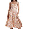 Womens Layla Floral Midi Dress