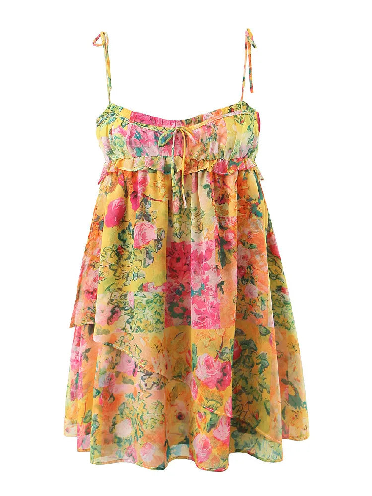 Amalfi Floral Mini Dress 3
