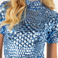 Athena - Blue Party Mini Dress 7