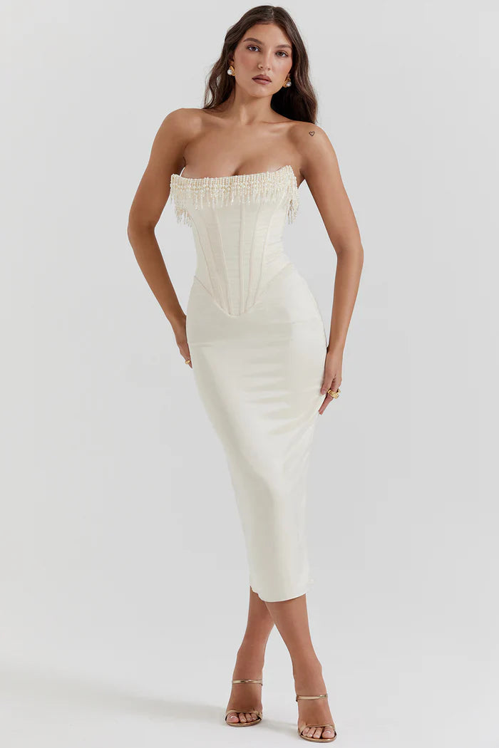 Bella Strapless Maxi Dress 5