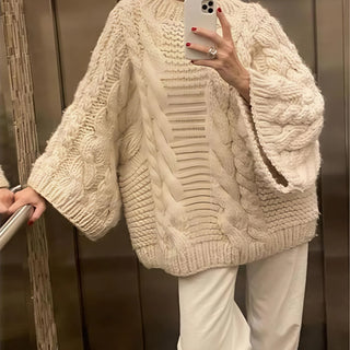 Chunky Knit Twist Sweater