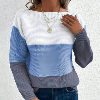 Elegant Patchwork Crewneck