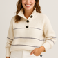 Button Collar Knit Pullover 0