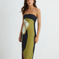 Calla Strapless Printed Maxi Dress 3