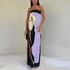 Calla Strapless Printed Maxi Dress 7