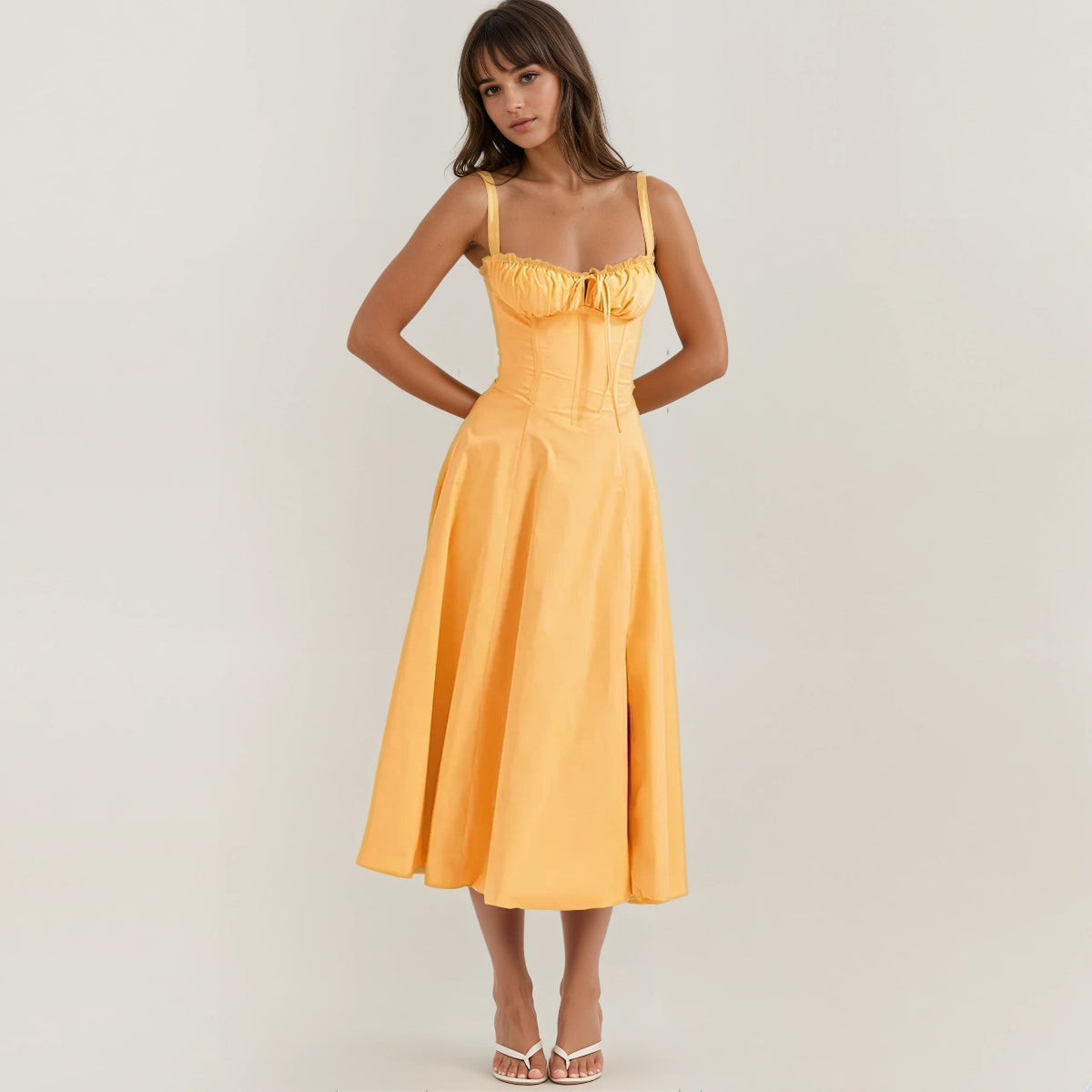 Catherine Corset Midi Dress 0