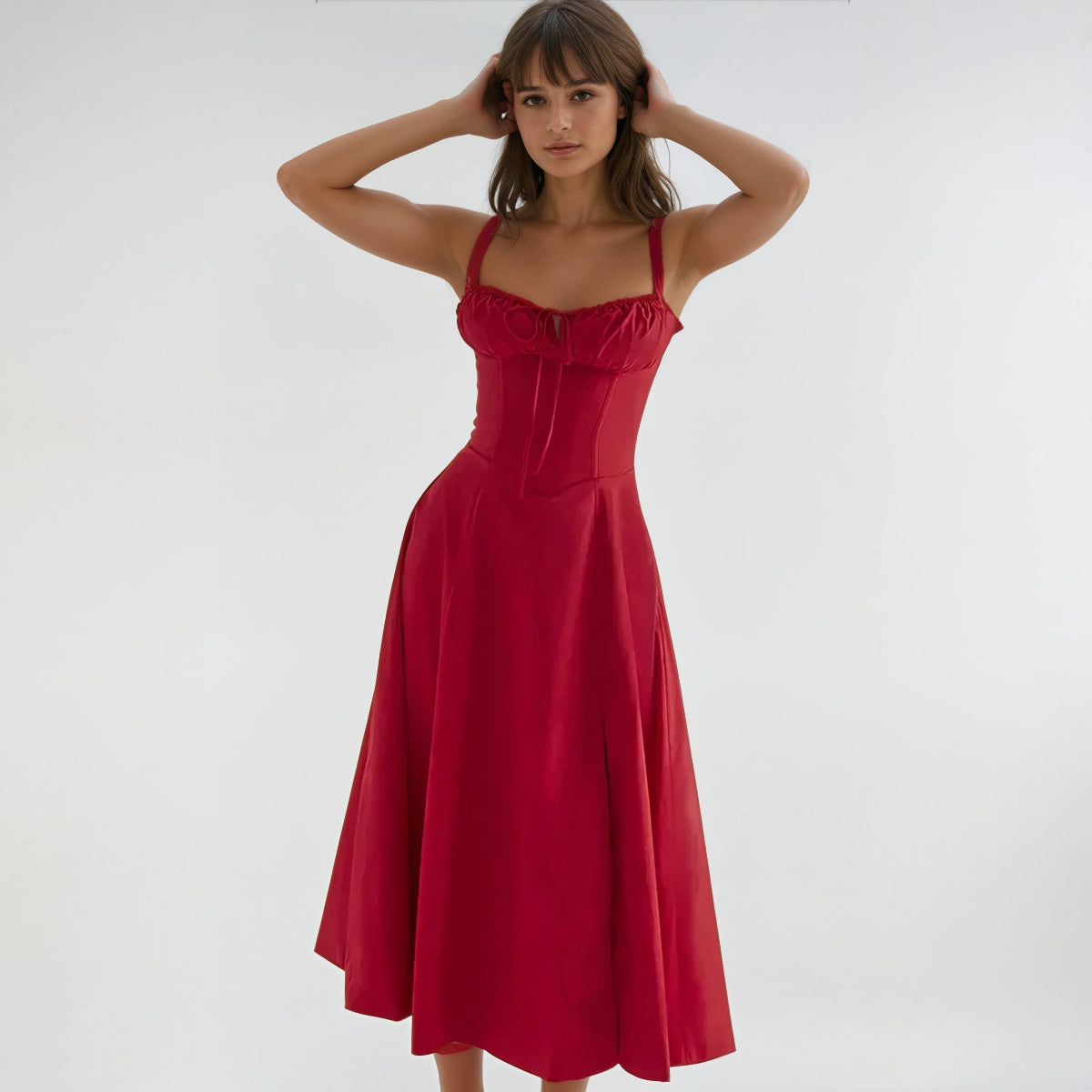 Catherine Corset Midi Dress 8