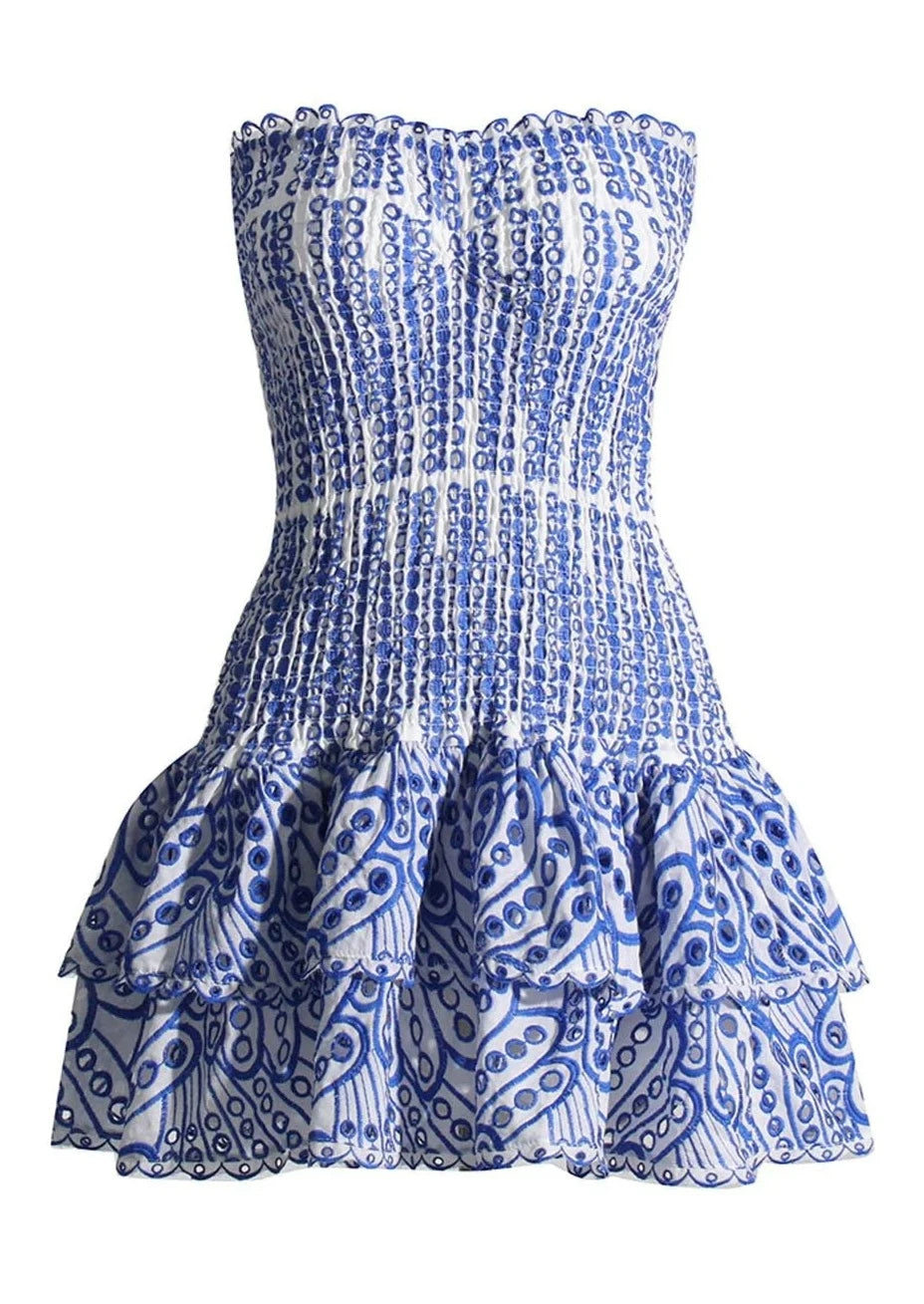 Dolce Amalfi Blue Mini Dress 4