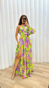 Elegant Flowy Shoulder Dress for Summer Events 3