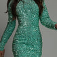Elegant Glitter Mini Party Dress 6