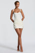 Elegant Ruched Bodycon Mini Dress 6