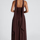 Elegant Strapless White Maxi Dress with Asymmetric Waist and High Slit – Perfect for Summer Events 6