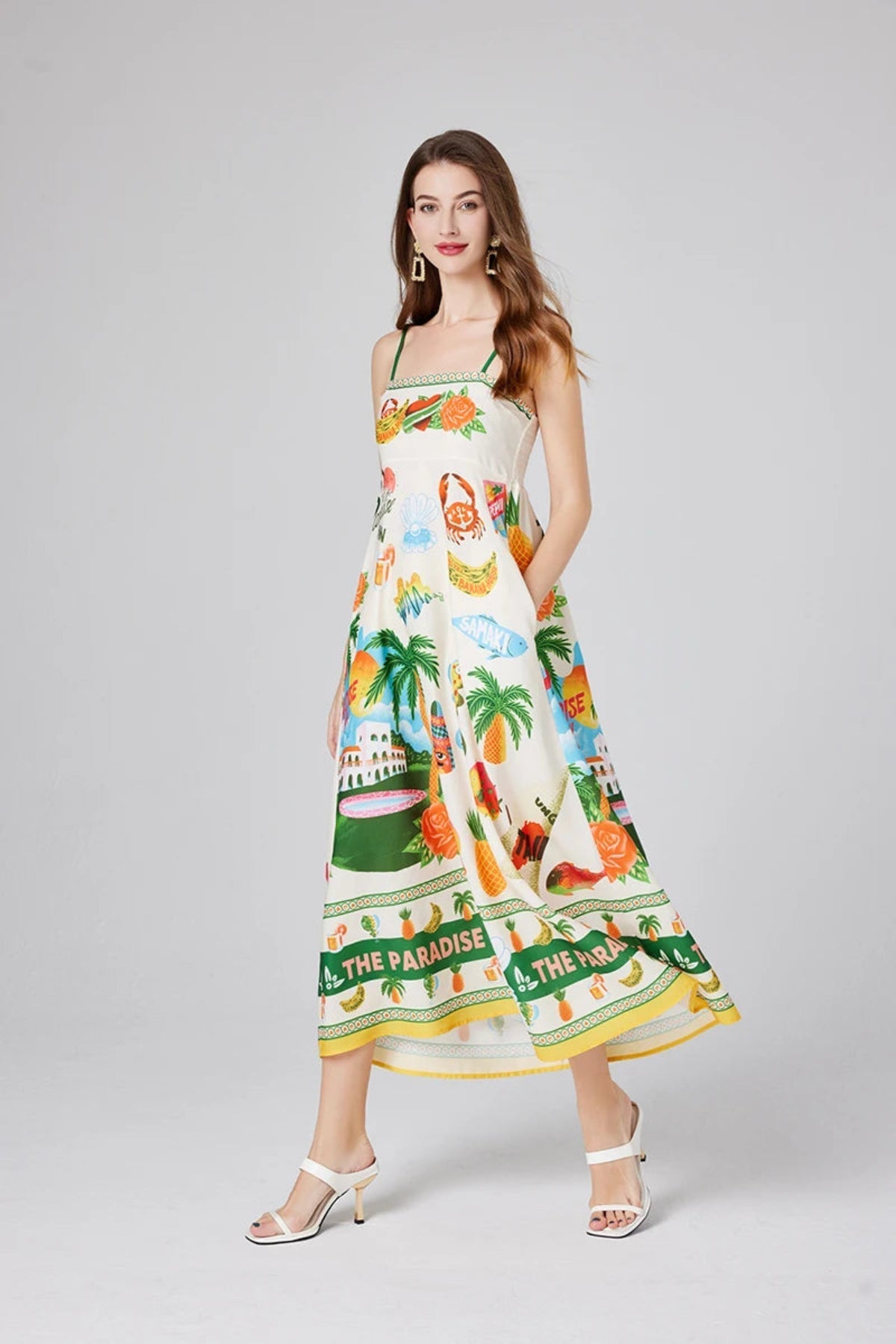 Floral Beach Summer Maxi Dress 2