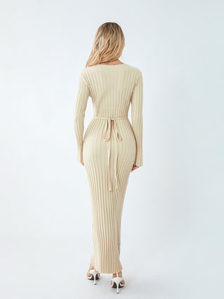 Evelyn Ribbed Knit Dress