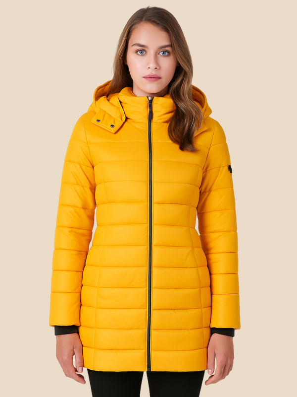 Womens Long Puffer Jacket