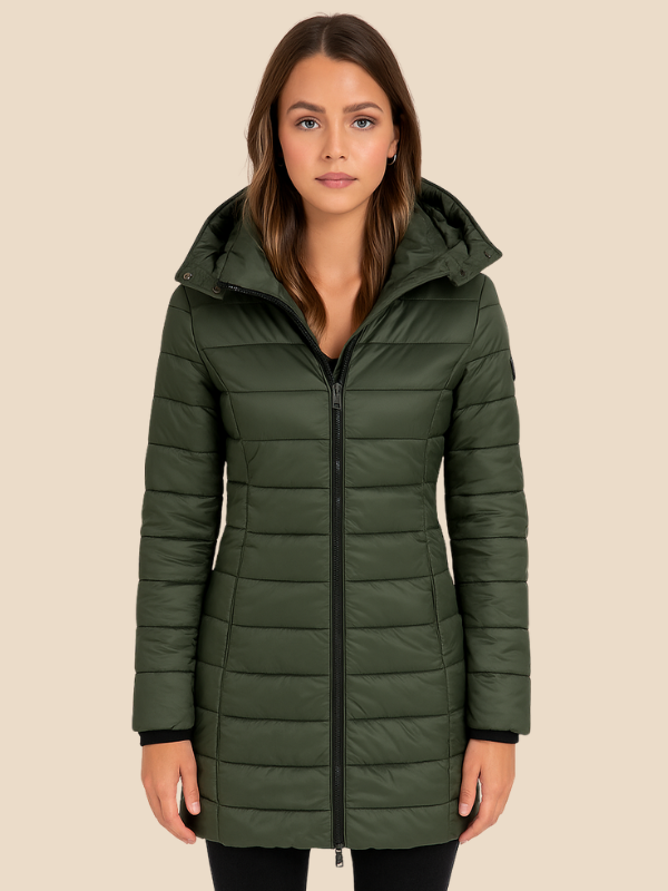 Womens Long Puffer Jacket