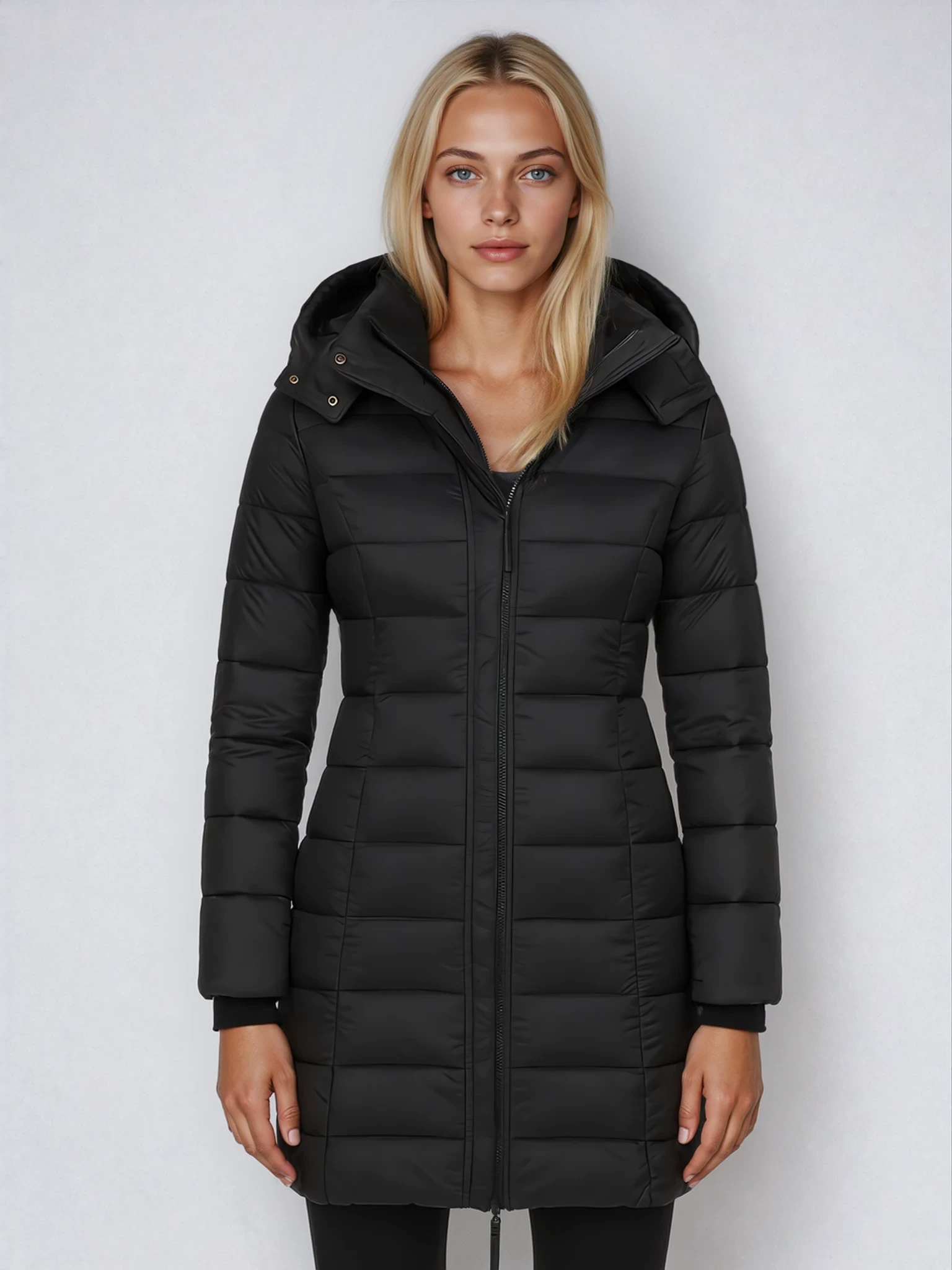 Womens Long Puffer Jacket