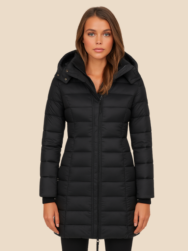 Womens Long Puffer Jacket