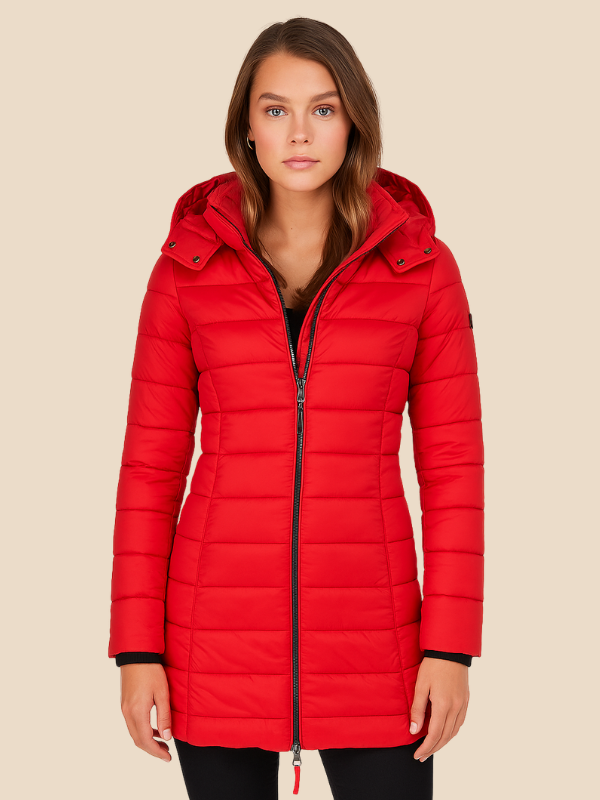 Womens Long Puffer Jacket