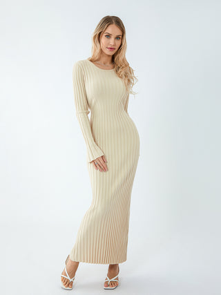 Evelyn Ribbed Knit Dress