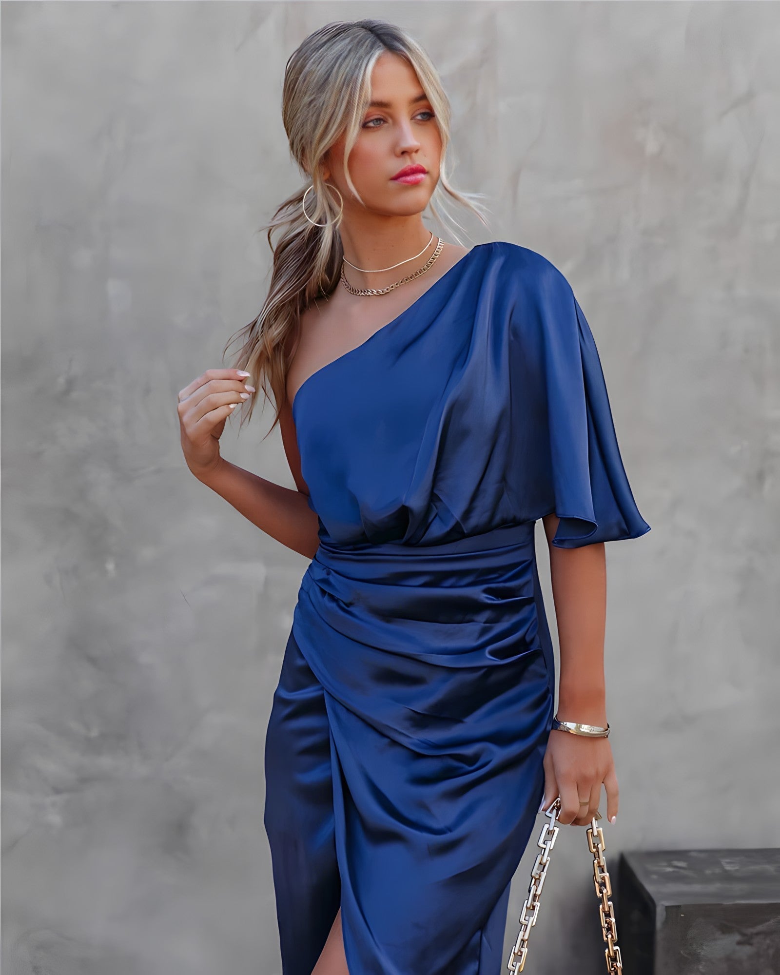One-shoulder Elegant cocktail dress 0