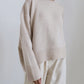 Oversized Crewneck Knit Sweater 7
