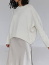 Oversized Crewneck Knit Sweater – Relaxed Fit Soft Knit Pullover 10