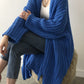 Oversized Knit Black Cardigan for Women – Open Front Cozy Jumper for Transitional Weather 0
