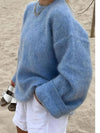 Oversized Merino Wool Sweater for Men – Cozy Knit Wool Jumper with Relaxed Fit and Ribbed Cuffs, Multiple Colors Available 0