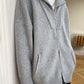 Oversized Open Collar Cardigan for Women – Cozy Knit Layering Piece with Ribbed Trims and Zip Front 2