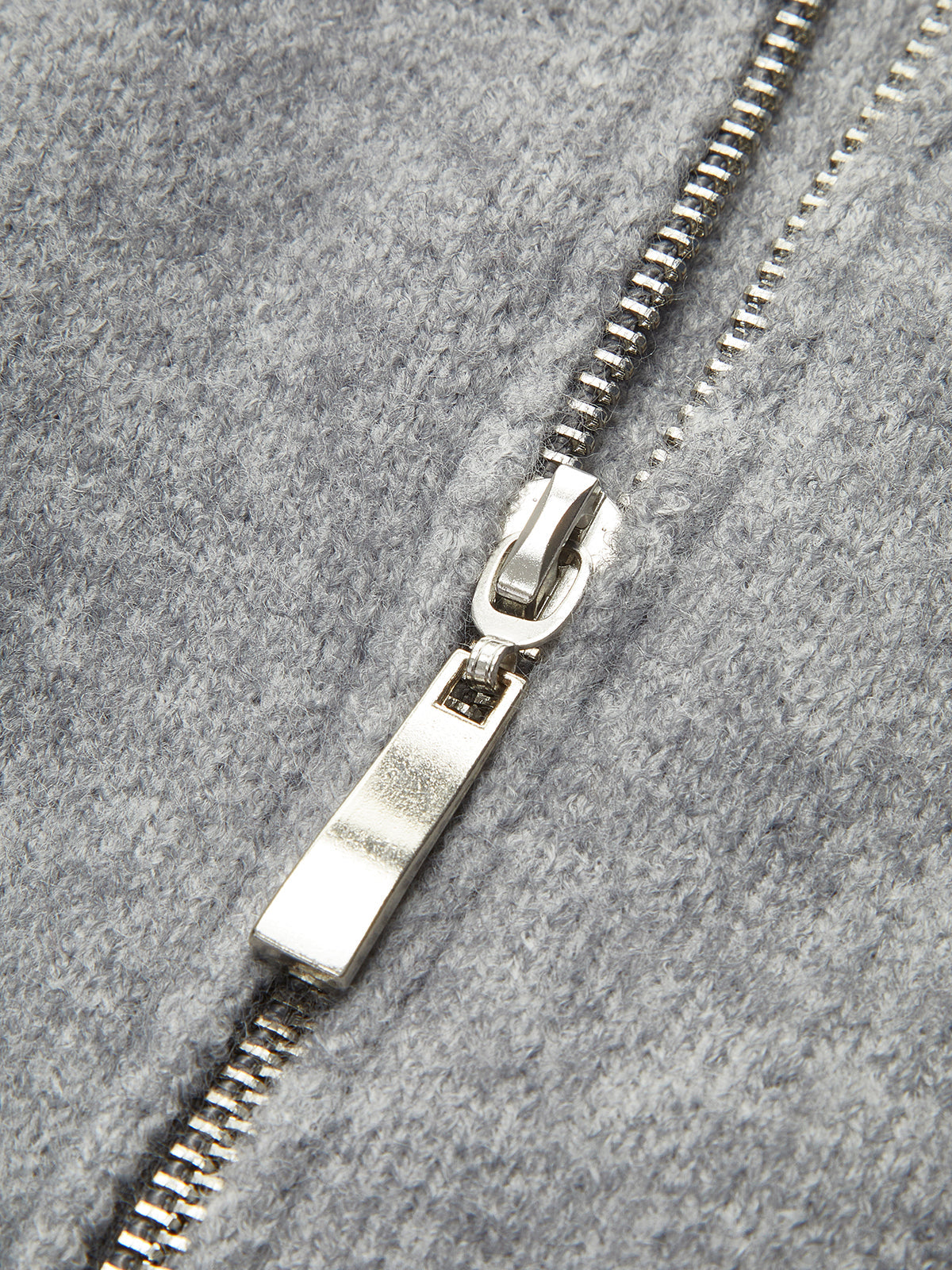 Oversized Open Collar Cardigan for Women – Cozy Knit Layering Piece with Ribbed Trims and Zip Front 5