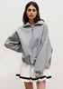 Relaxed Fit Half-Zip Sweater for Men and Women – Oversized Casual Pullover with Dropped Shoulders and Soft Blend Material 7