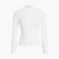 Ribbed High Neck Top for Everyday Elegance – Soft Stretch Knit 3