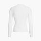 Ribbed High Neck Top for Everyday Elegance – Soft Stretch Knit 4