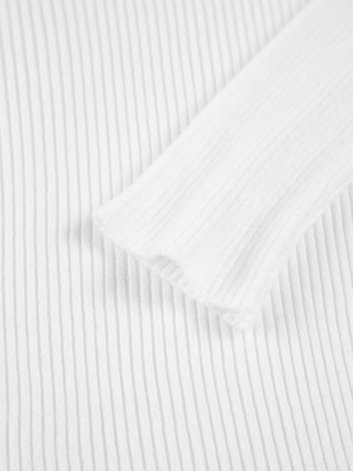 Ribbed High Neck Top for Everyday Elegance – Soft Stretch Knit 6