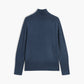 Ribbed Mock Neck Knit Sweater 2
