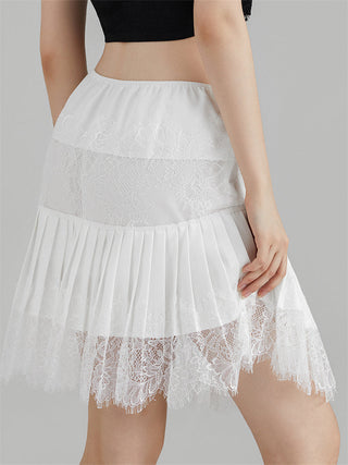 Women's Lace and Tulle Midi Skirt