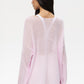 Sheer Pastel Pink Knit Sweater 3
