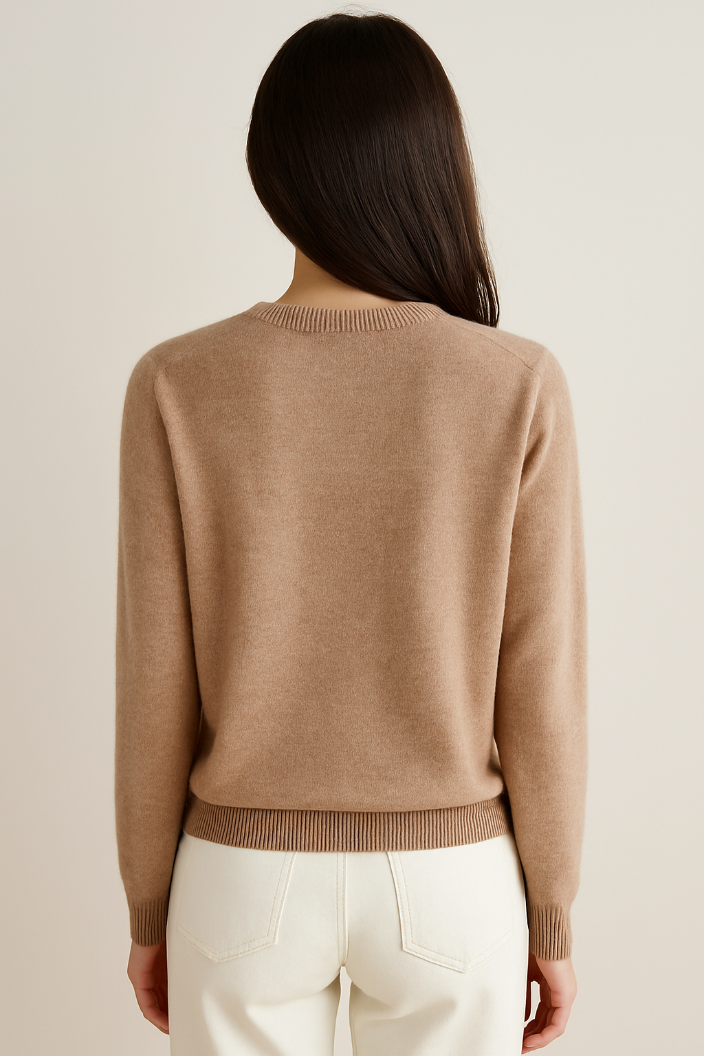 Soft Button Cardigan with Classic Round Neckline – Fitted Layering Essential 2