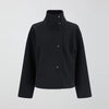 Stand Collar Women's Pea Coat 11