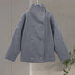 Stand Collar Women's Pea Coat 8
