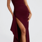 Strapless Evening Dress with Thigh-High Slit 3