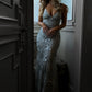 Wedding Guest Sequin Maxi Dress 3