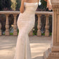 White Wedding Guest Maxi Dress with Spaghetti Straps 0