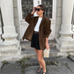 Women's Banbury Faux Suede Blazer 4
