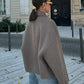 Women's Boxy Cropped Wool Coat Jacket 3