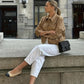 Women's Button-Down Suede Jacket 2