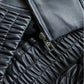 Women's Casual Black Faux Leather Jacket 5